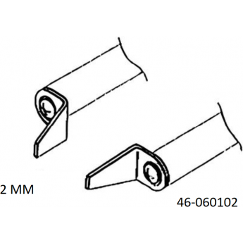 Наконечник CHIP 2 мм для термопинцетов XYTRONIC TWZ50/60/80/100 21A000144 Наконечник CHIP 2 мм для термопинцетов XYTRONIC TWZ50/60/80/100 21A000144