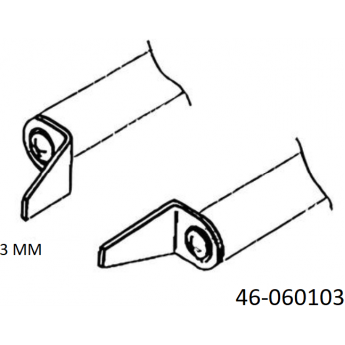 Наконечник CHIP 3 мм XYTRONIC для термопинцетов TWZ50/60/80/100 21A000145 Наконечник CHIP 3 мм XYTRONIC для термопинцетов TWZ50/60/80/100 21A000145