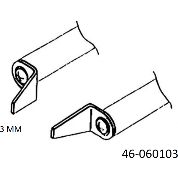 Наконечник CHIP 3 мм XYTRONIC для термопинцетов TWZ50/60/80/100 21A000145