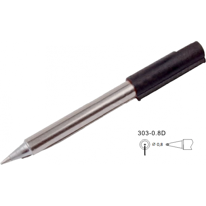 Паяльное жало XYTRONIC 303 клиновидное прямое 0.8 мм 303-0,8D