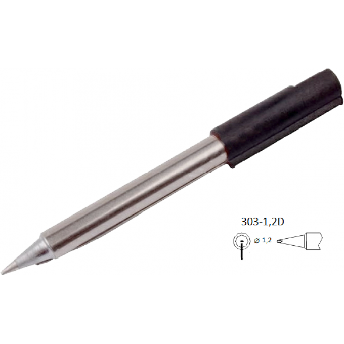 Паяльное жало XYTRONIC 303 клиновидное прямое 1.2 мм 303-1,2D