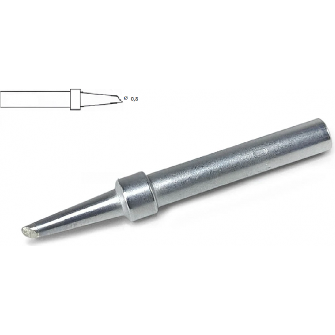 Паяльное жало XYTRONIC серии коническое со скосом 0,8 мм 44-413072