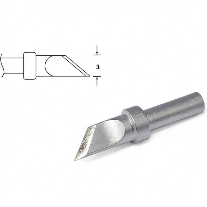 Жало паяльное XYTRONIC косой нож 3 мм 44-413080