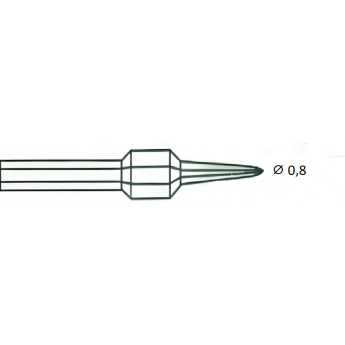 Паяльное жало коническое прямое XYTRONIC диаметр 0.8 мм 44-413203(*859)