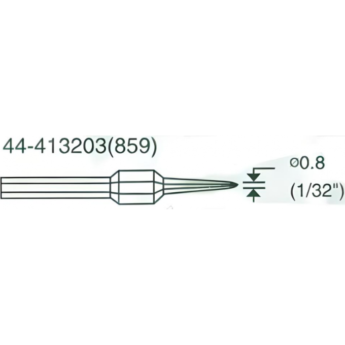 Паяльное жало XYTRONIC серии клиновидное прямое 1.2 мм 44-413204(*856)