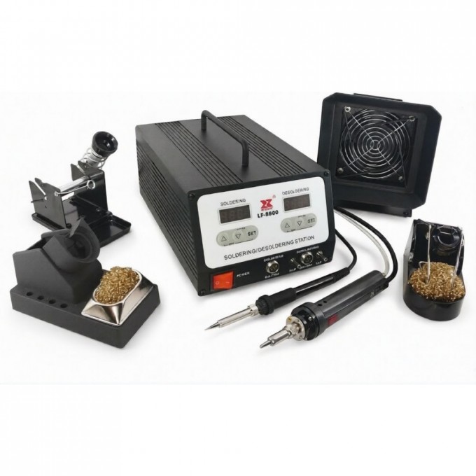 Двухканальная паяльная станция XYTRONIC 100 Вт LF-8800